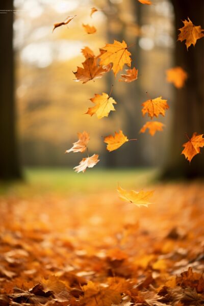 Cette image représente des feuilles jaunis pour fêter l'automne